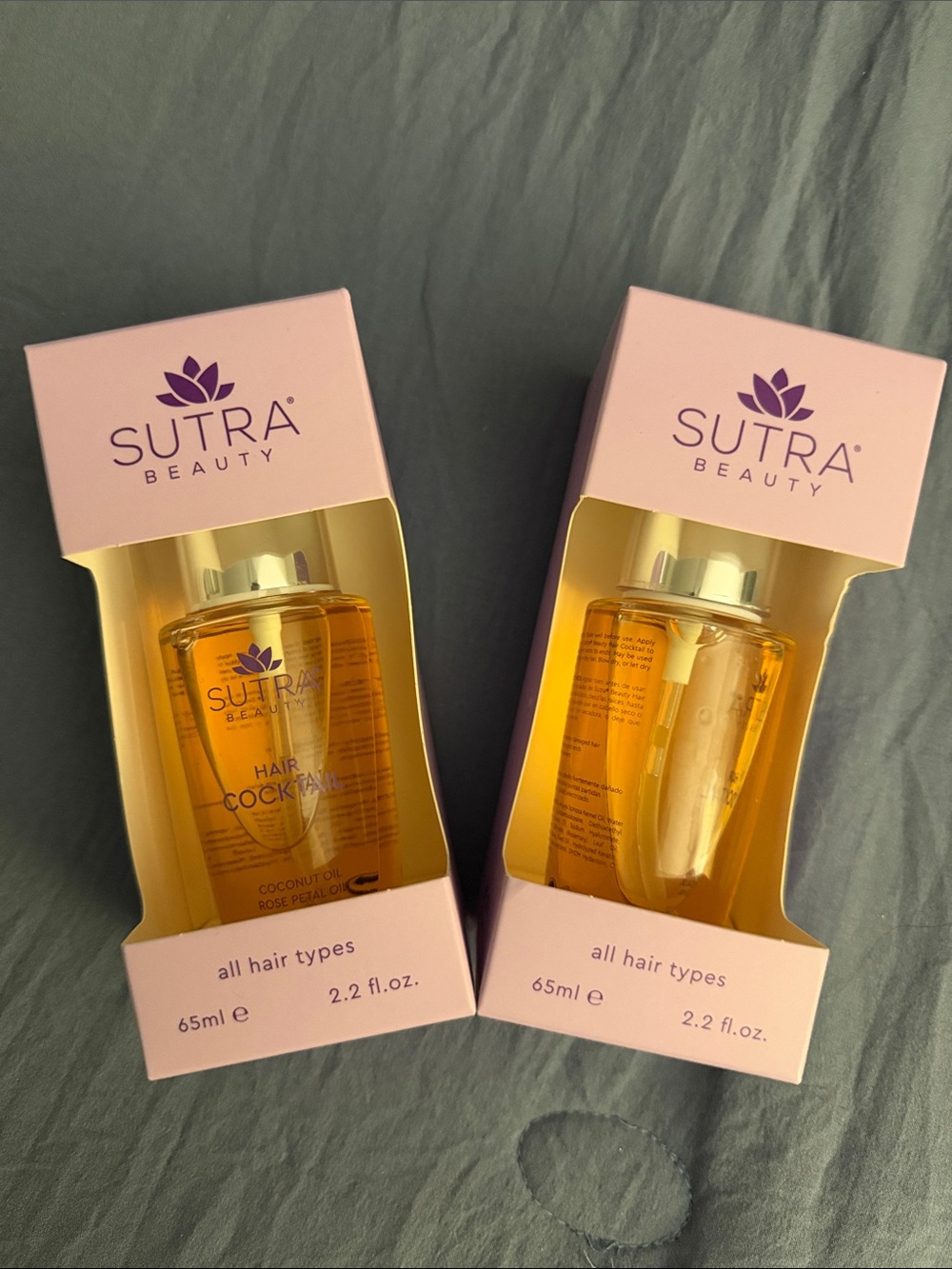SUTRA - Hair cocktail 2 bottles- new in box